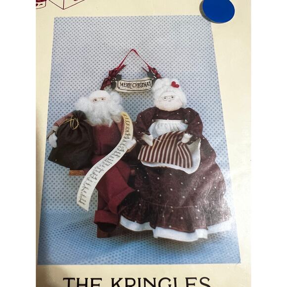 NEW Twice as Nice Designs-The Kringles 11.5" Tall Doll Pattern Kit - Picture 2 of 3